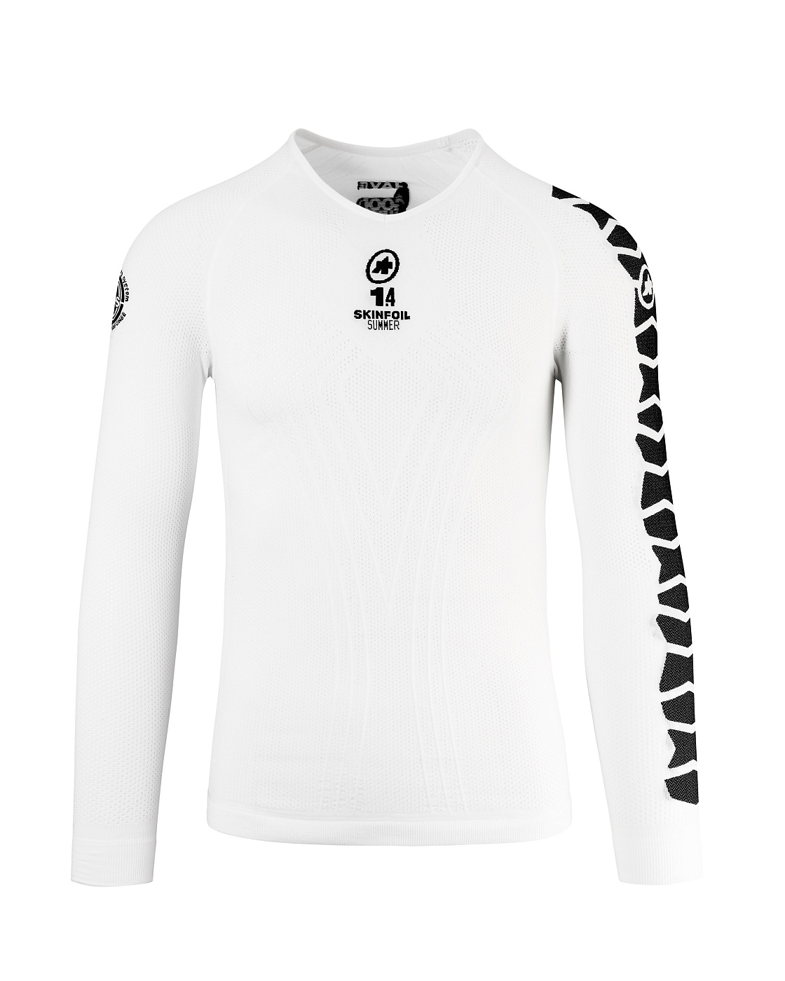 Термомайка с длинным рукавом Assos Ls Skinfoil Summer Evo7 / Белый