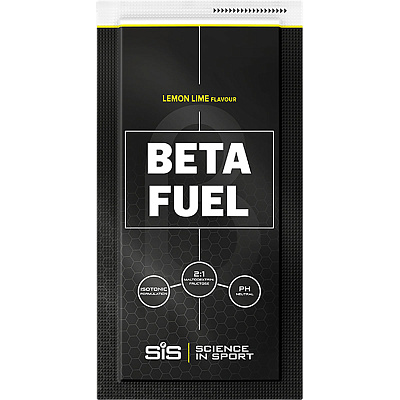 Напиток высокоуглеводный SiS Beta Fuel с электролитами в порошке, вкус Лимон-Лайм, 84гр