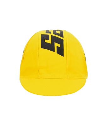 Велокепка Santini Tour De France Cycling Cap / Желтый-Черный