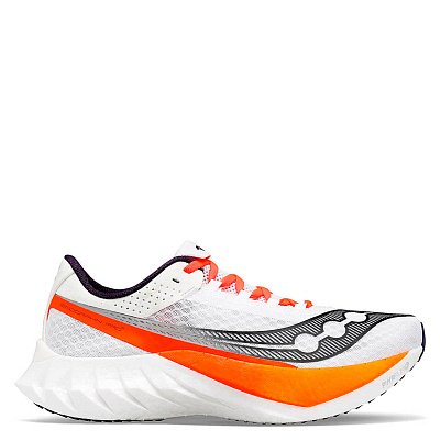 Беговые кроссовки мужские Saucony Endorphin Pro 4 / Белый-Черный
