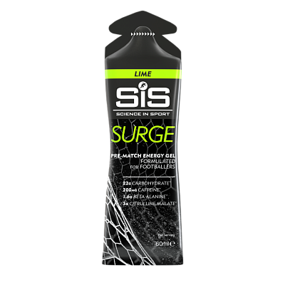 Гель SiS Energy SURGE PRE-MATCH, вкус Лайм, 60мл