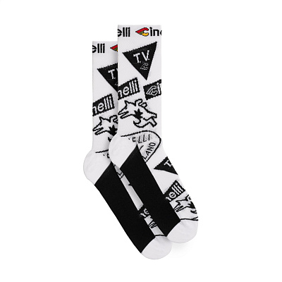 Носки Cinelli Socks 75Th Anniversary / Носки-Белый