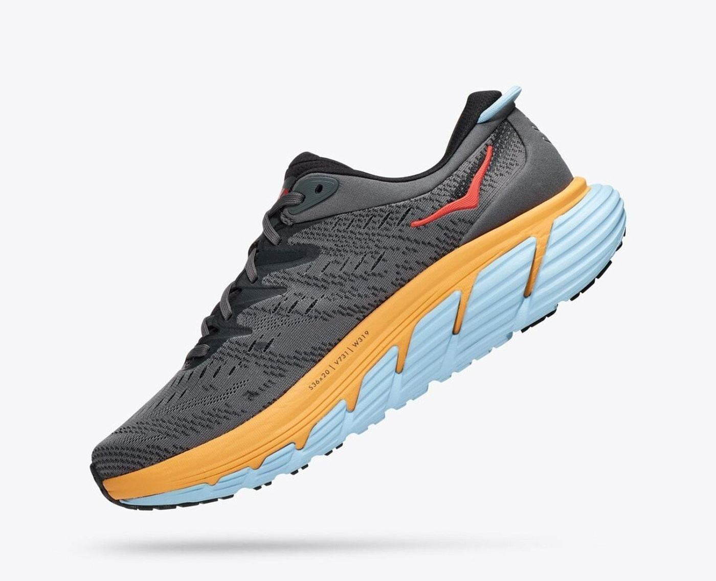 Беговые кроссовки мужские HOKA One One Gaviota 4 / Серый