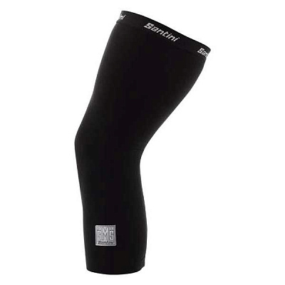 Наколенники-утеплители для ног утепленные Santini Totum Thermofleece Kneewarmers / Черный
