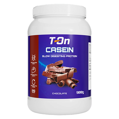 Напиток протеиновый в порошке T-ON CASEIN PROTEIN DRINK / 900г / Шоколад