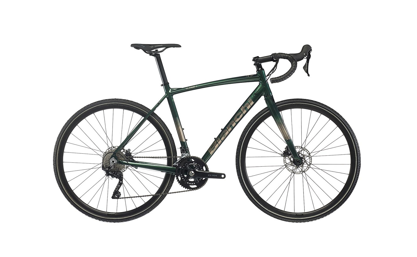 Bianchi Via Nirone 7 Disc GRX400 10sp / Зеленый-Бронзовый