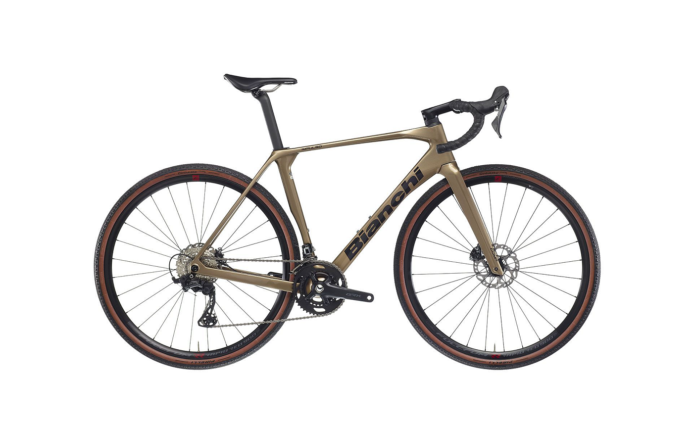 Bianchi Impulso Comp GRX820 F8 / Глянцевый Золотой
