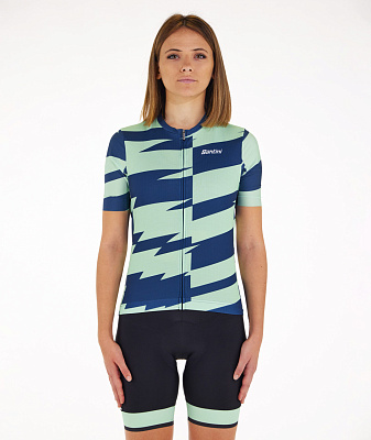 Веломайка женская Santini Furia Women's Jersey / Зеленый