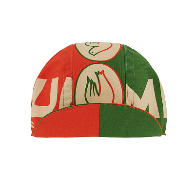 Велокепка Cinelli Cap Columbus Green Box Green & Red