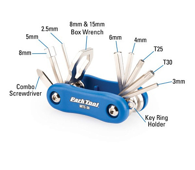 Мультитул Park Tool MTC-30 Multi-Tool