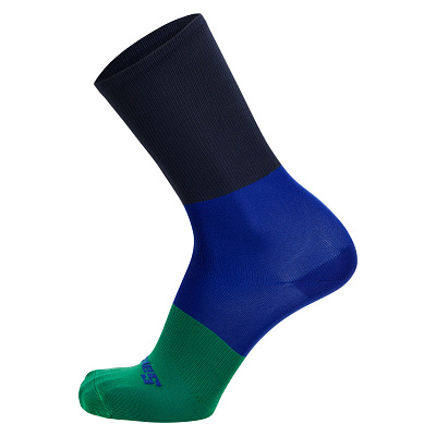 Носки Santini Bengal Cycling Socks / Синий-Зеленый