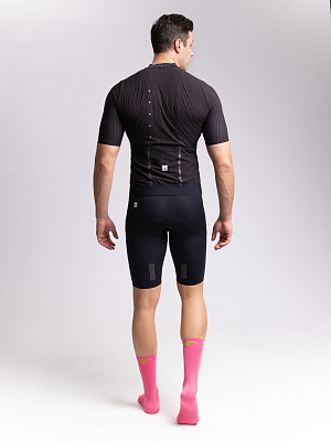 Спортивные носки ECSI длинные унисекс с логотипом / Розовый