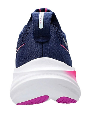 Беговые кроссовки женские Asics Gel-Nimbus 26 / Синий-Розовый