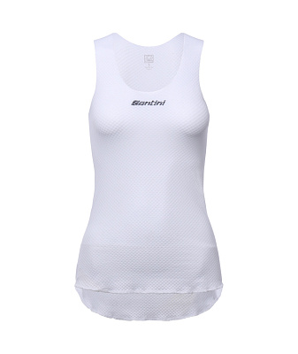 Термомайка женская без рукавов Santini Lieve Baselayer / Белый