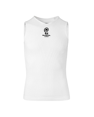 Термомайка без рукавов Assos Ns Skinfoil Summer Evo7 / Белый