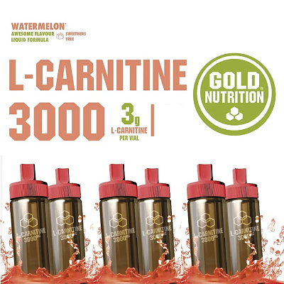 Питьевая ампула Gold Nutrition L-Carnitine 3000мг Арбуз 10гр