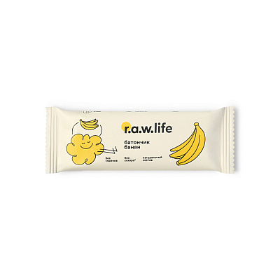 Батончик фруктово-злаковый R.A.W. LIFE Kids / Банан