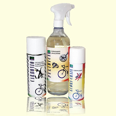 Набор велохимии Lady Bike Kit Carbonio (очиститель цепи, смазка цепи, очиститель рамы)