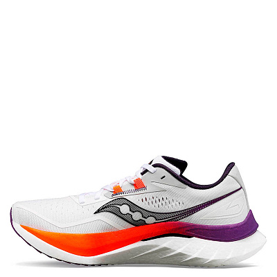Беговые кроссовки мужские Saucony Endorphin Speed 4 / Белый-Оранжевый