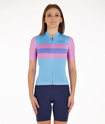 Веломайка женская Santini Eco Sleek Bengal Women's Jersey / Синий