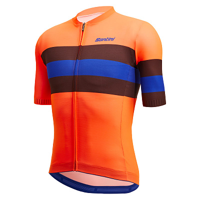 Веломайка Santini Eco Sleek Bengal SS Cycling Jersey / Оранжевый