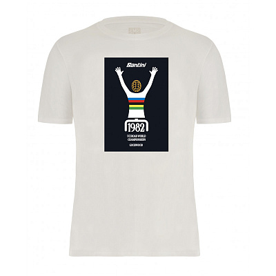 Футболка Santini Goodwood - Technical T-Shirt / Белый