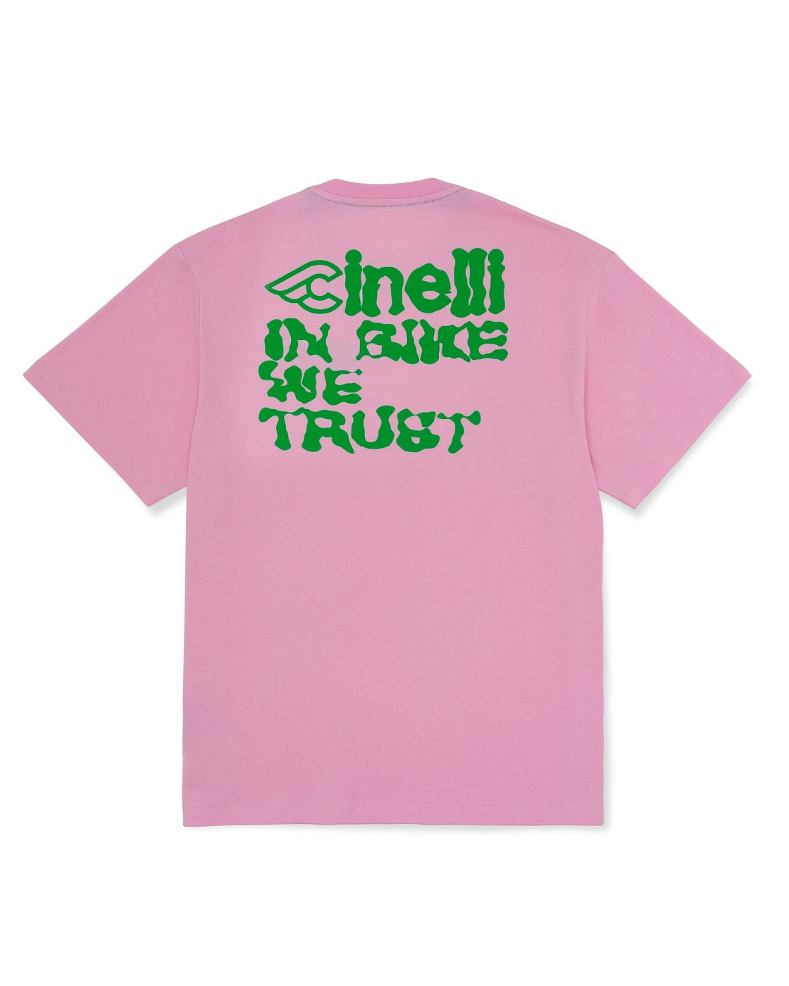 Футболка Cinelli T-Shirt In-Bike-We-Trust / Розовый