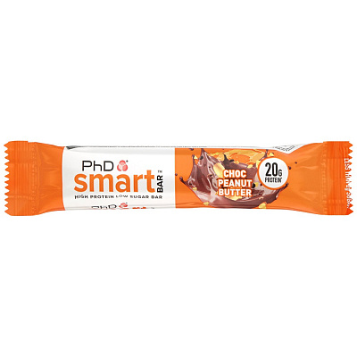 PhD Smart Bar, протеиновый батончик, вкус Шоколад/Арахисовое масло, 64гр