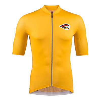 Велосипедная джерси Cinelli Tempo Mesh Jersey / Happy Rider / Желтый