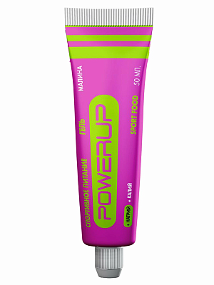 Гель энергетический PowerUp Classic Gel Натрий-Калий-Кофеин / 50ml / Малина