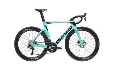 Bianchi Oltre Comp Disc Ultegra Di2 12v V50R / Целесте-Черный