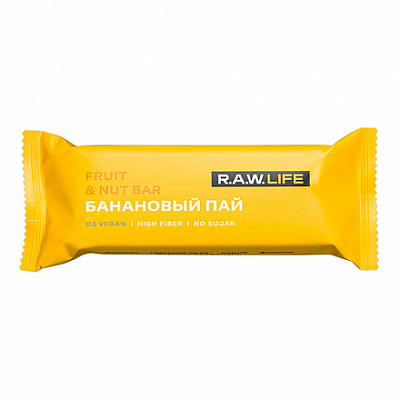 Батончик орехово-фруктовый R.A.W. LIFE Fruit & Nut Bar / Банановый пай