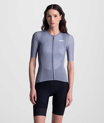 Веломайка Santini Super Lite Unisex Mesh SS Cycling Jersey / Серый