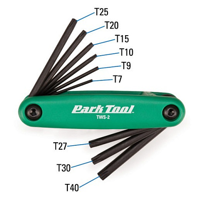 Мультитул Park Tool FWS-2 Fold-Up Hex and Torx® Wrench Combo Set