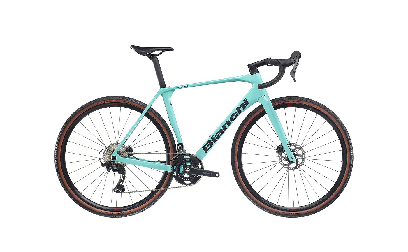 Bianchi Impulso Pro GRX820 F1 / Матовый Целесте Серый