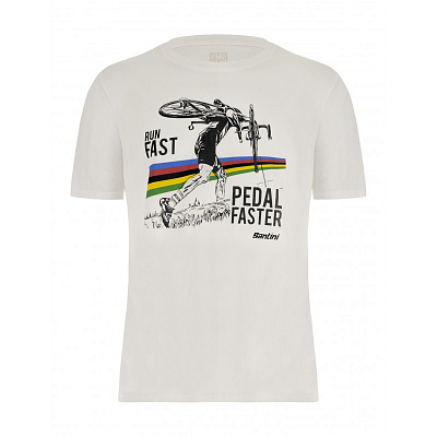 Футболка Santini UCI Cyclocross - T-Shirt / Белый