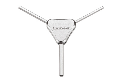 Ключ трехсторонний LEZYNE 3-Way Shop Tool 4/5/6Mm  / Серый