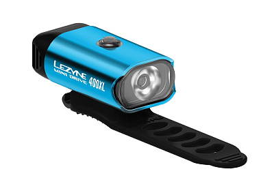 Фонарь передний LEZYNE Mini Drive 400 / Голубой