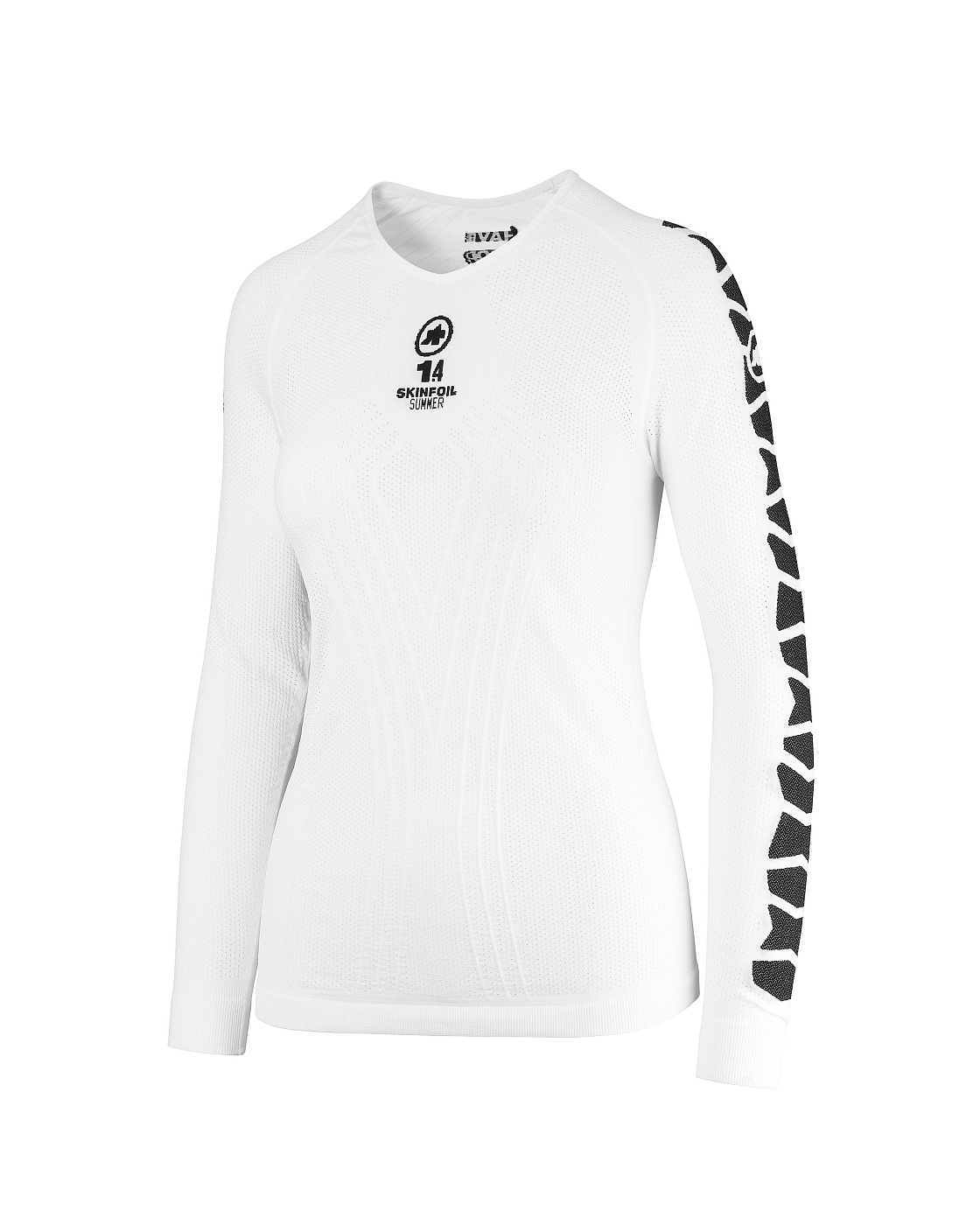 Термомайка с длинным рукавом Assos Ls Skinfoil Summer Evo7 / Белый