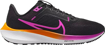 Беговые кроссовки женские Nike Air Zoom Pegasus 40 / Черный-Фиолетовый