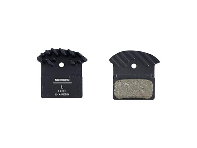 Колодки Shimano Disc Brake Pad J05A-RF / Пластина-Алюминий / С радиатором / Колодка-Полимер