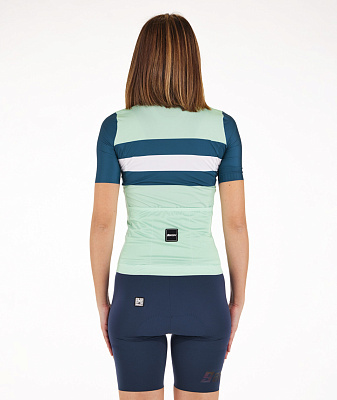 Веломайка женская Santini Eco Sleek Bengal Women's Jersey / Зеленый
