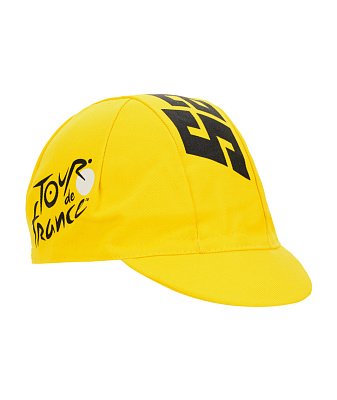 Велокепка Santini Tour De France Cycling Cap / Желтый-Черный