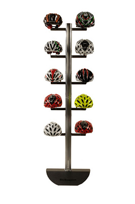 Торговое оборудование - стойка под 10 шлемов BiciSupport Helmets Display