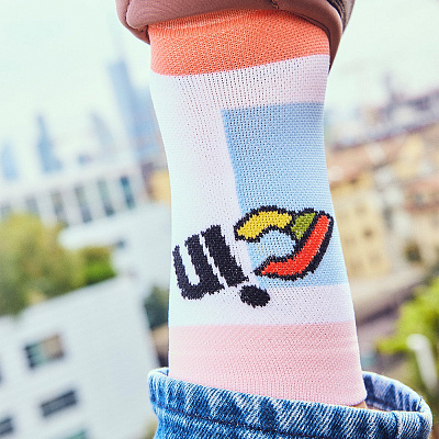 Носки Cinelli Socks Thelma & Louise Red And Pink