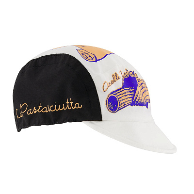 Велокепка Cinelli Cap Pasta Black And White