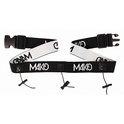 Пояс для номера MAKO Number Belt / Черный-Белый