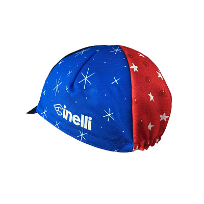 Велокепка Cinelli Cap Cosmic Riders Blue-Sergio-Mora