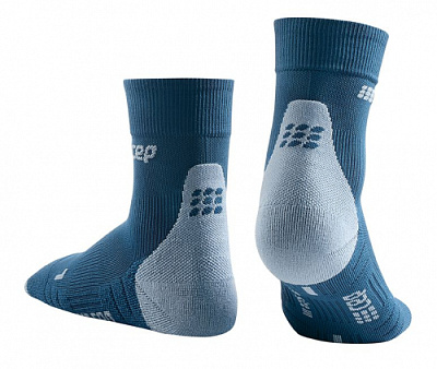 Мужские спортивные компрессионные носки CEP Short Socks 3.0 / Темно-синий