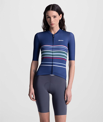 Веломайка Santini Bengal Evo Unisex SS Cycling  Jersey / Синий